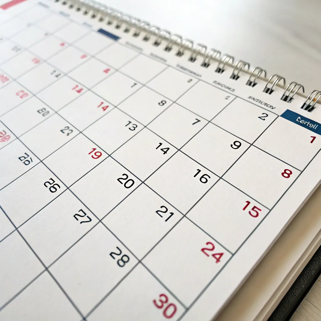 Calendar icon showing timeline